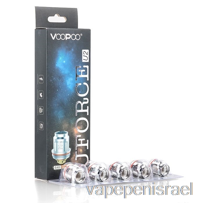 חד פעמי Vape Israel Voopoo Uforce סלילי החלפה 0.4ohm D4 Uforce Quad Coils